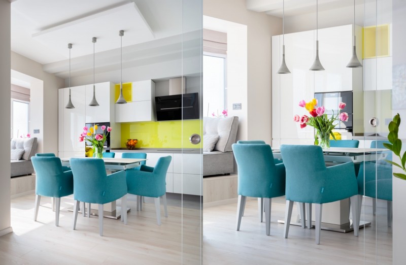 Светлая и воздушная атмосфера уютной квартиры