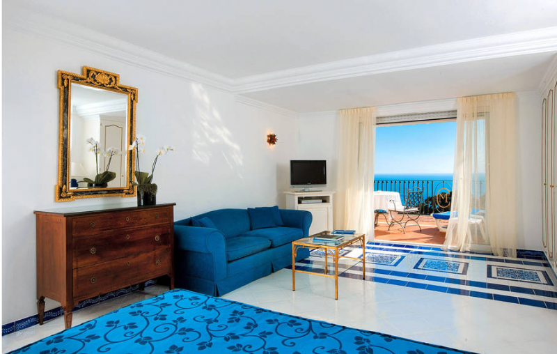 Интерьер отеля Casa Morgano на Капри