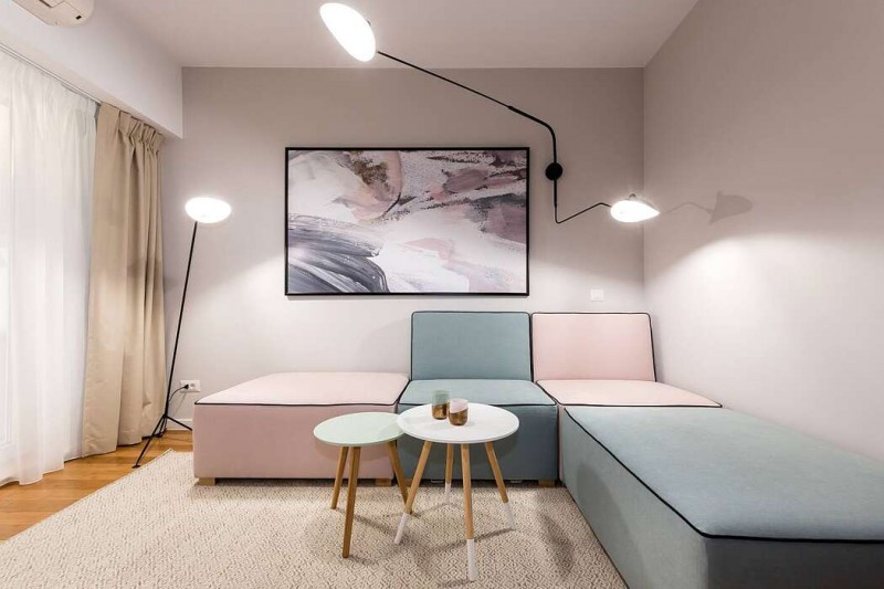 Мансардная квартира середины ХХ века, расположенная в Бухаресте, Румыния