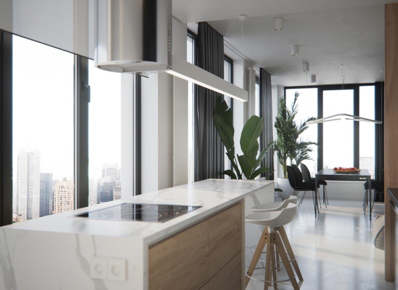 Проект квартиры для молодой пары в Киеве