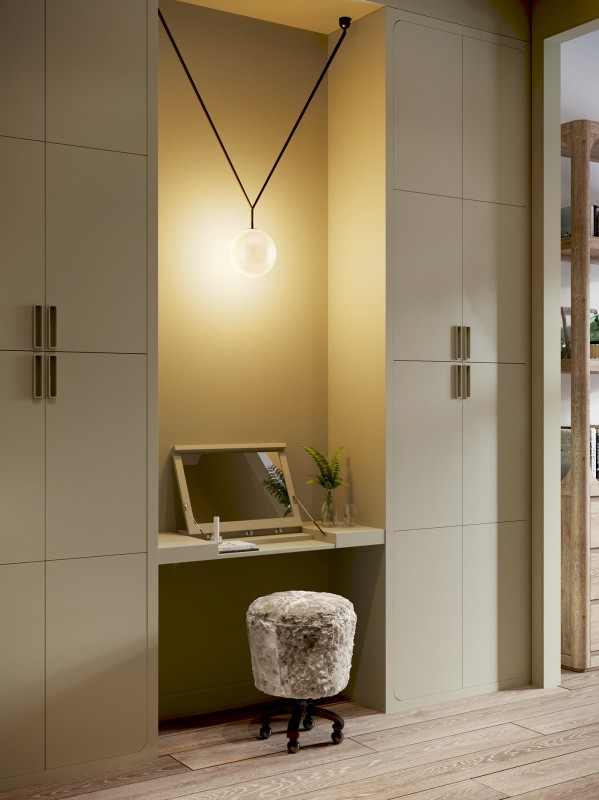 Просторные апартаменты, оформленные в пастельных тонах