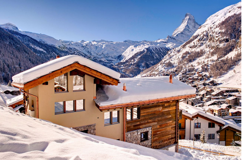 Шале в деревне Церматт, Швейцария