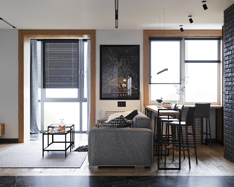 Гармоничное сочетание цветов в интерьере минской квартиры