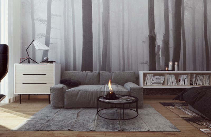 Интерьер уютной небольшой квартиры