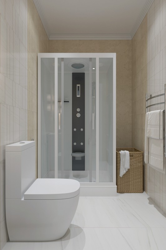 Интерьер загородного дома в пастельных тонах