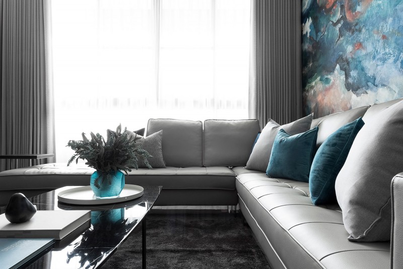 Контрастный интерьер Контрастный интерьер