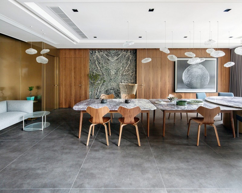 Роскошный интерьер резиденции в Гонконге Роскошный интерьер резиденции в Гонконге