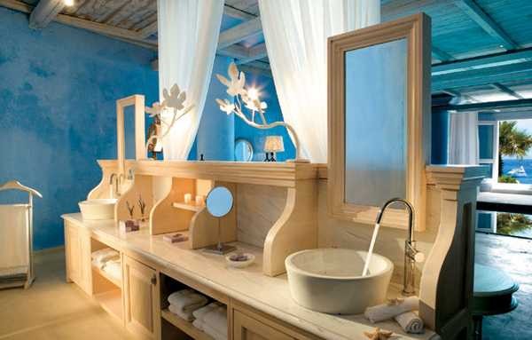 Роскошный отель Mykonos Blu на острове Миконос, Греция