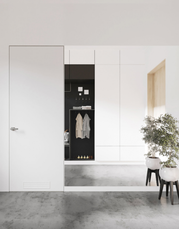 Умеренно аскетичное пространство для молодой семьи с двумя детьми Умеренно аскетичное пространство для молодой семьи с двумя детьми