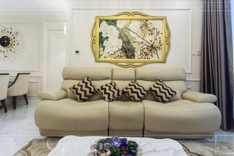 Дизайн интерьера квартиры в Хошимине в неоклассическом стиле