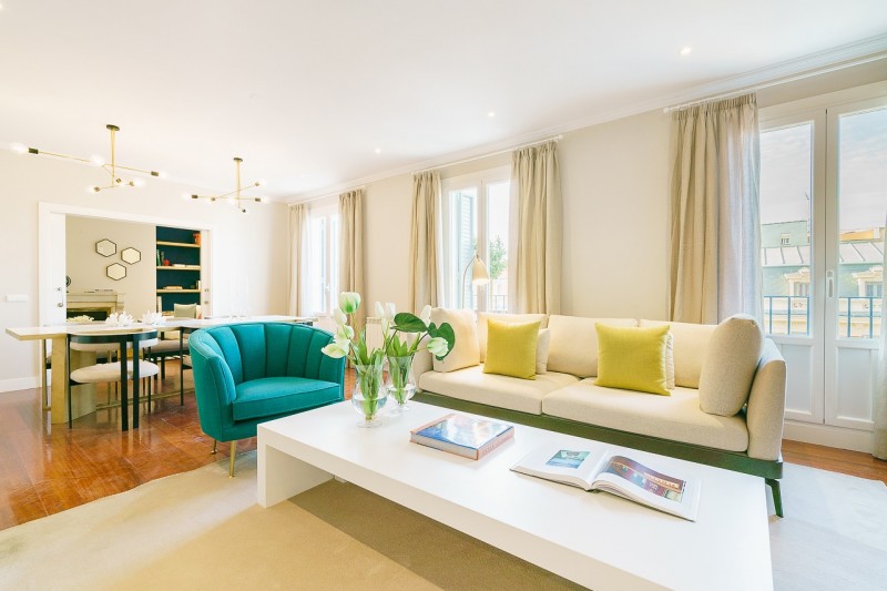 Элегантный интерьер квартиры в Мадриде