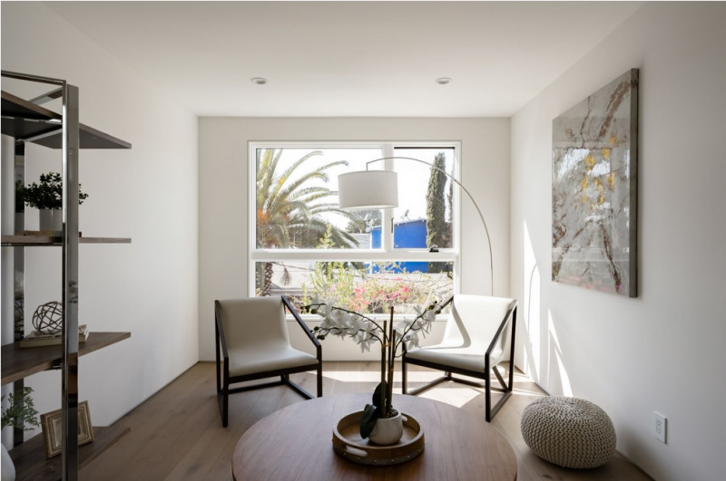 Интерьер мансардной квартиры в Лос-Анджелесе