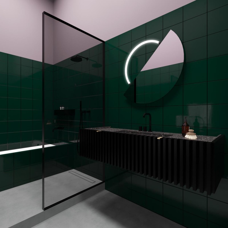 Апартаменты с открытой планировкой, оформленные в приглушенных тонах