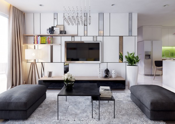 Деревянные акценты в интерьере