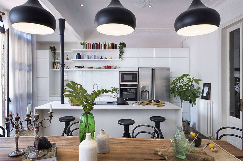 Эклектичные апартаменты в Барселоне