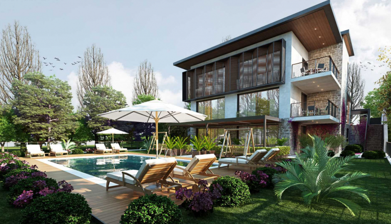 Экстерьер загородного дома