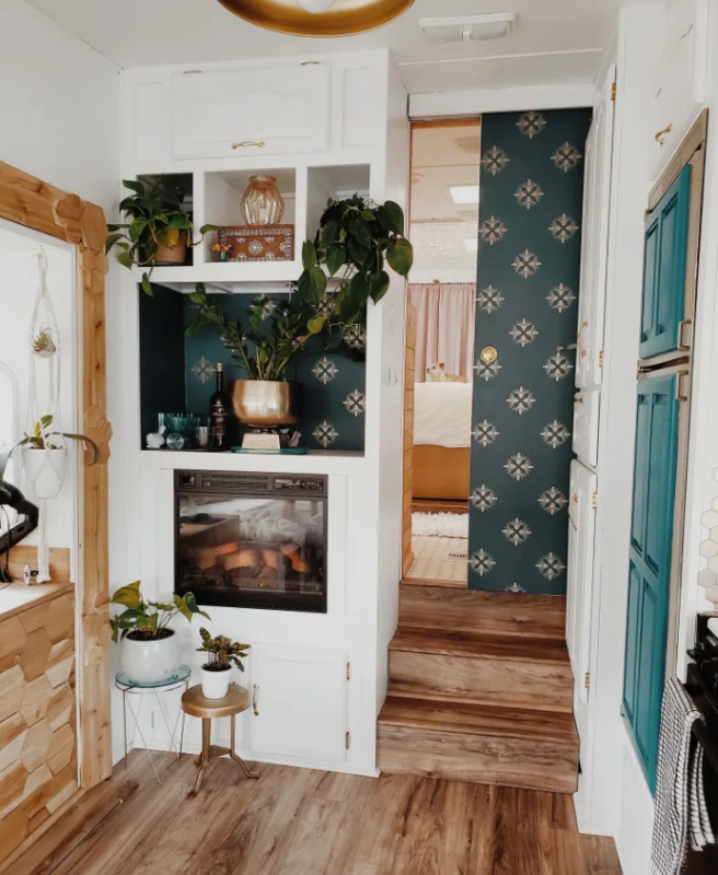 Интерьер жилого трейлера