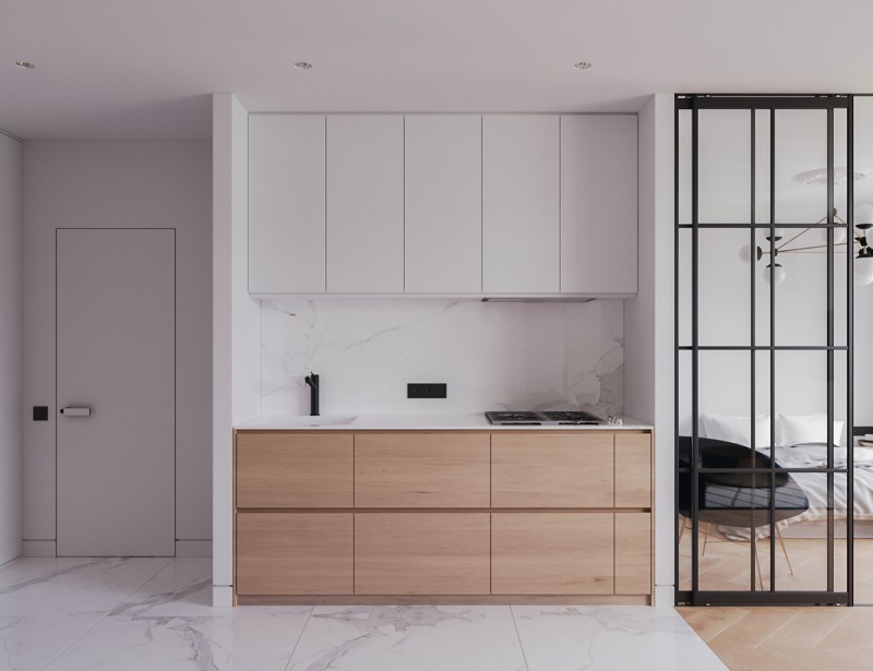 Квартира-студия в стиле "минимализм" Квартира-студия в стиле "минимализм"