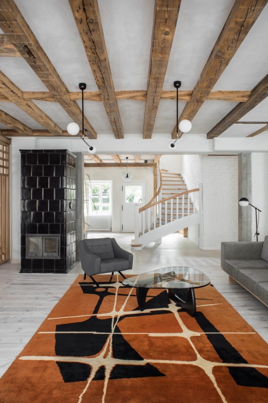 Реконструкция интерьера дома 1923 года постройки в Щецине, Польша