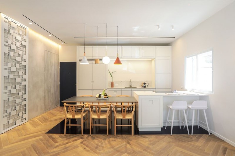 Скандинавский стиль в приморской квартире в Тель-Авиве