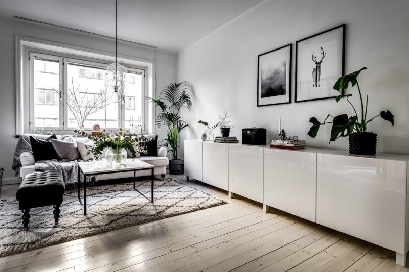 Сочетание черного и белого