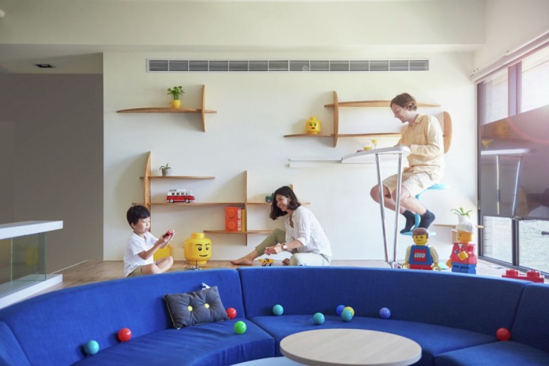 Тема интерьера квартиры в стиле LEGO