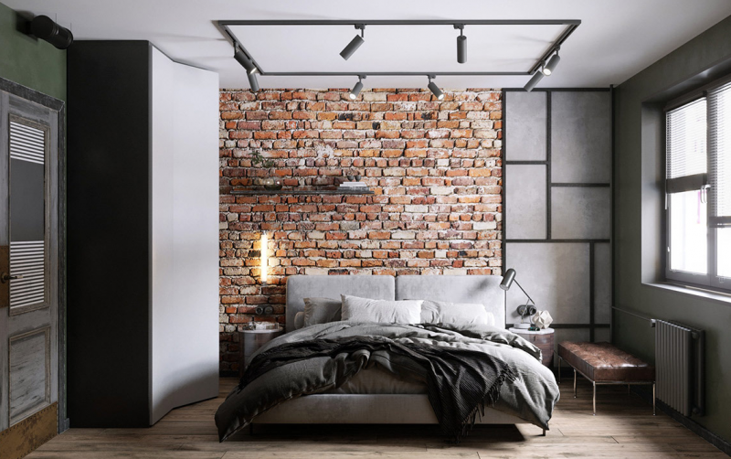 Интерьер квартиры в индустриальном стиле Интерьер квартиры в индустриальном стиле