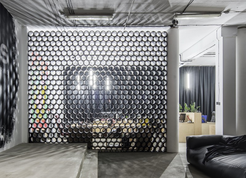 Офис в индустриальном стиле