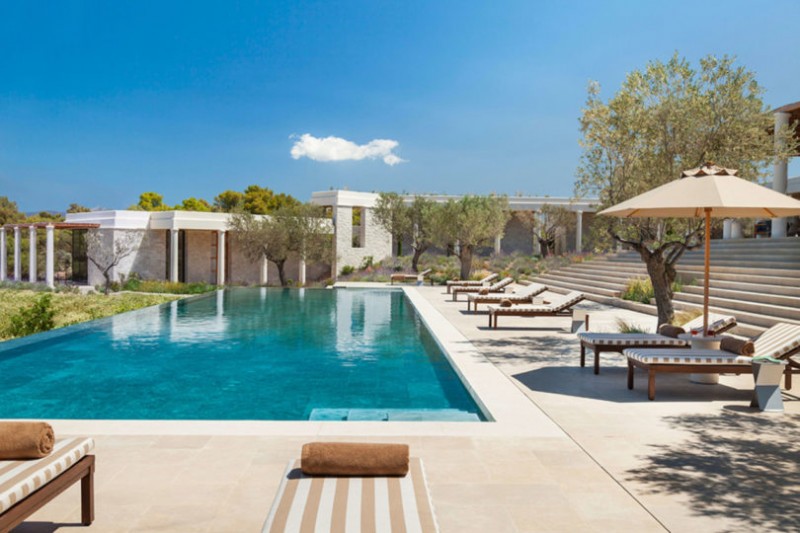 Отель Amanzoe в Арголиде, Греция