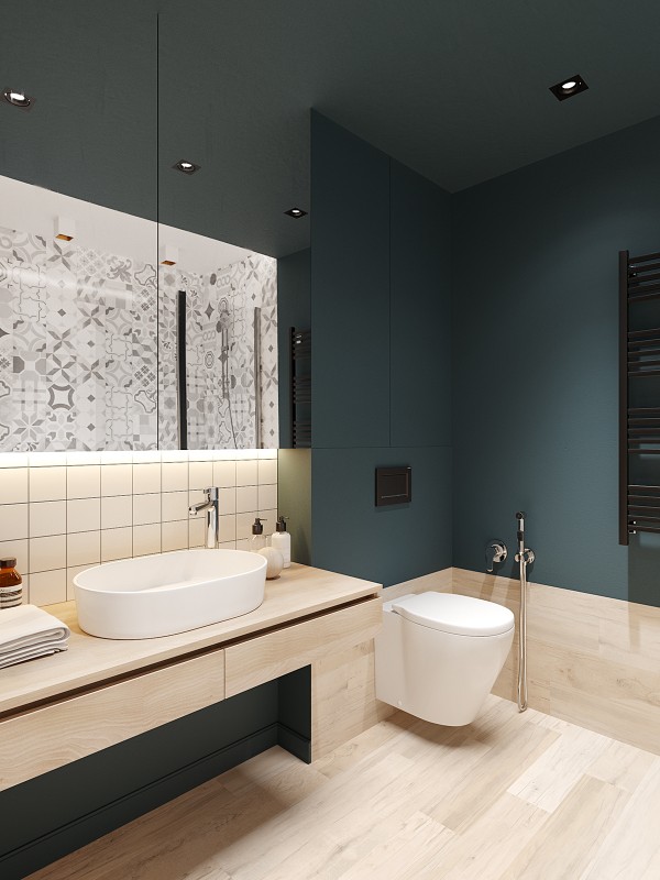 Современная квартира в приятной цветовой гамме с ноткой скандинавского настроения