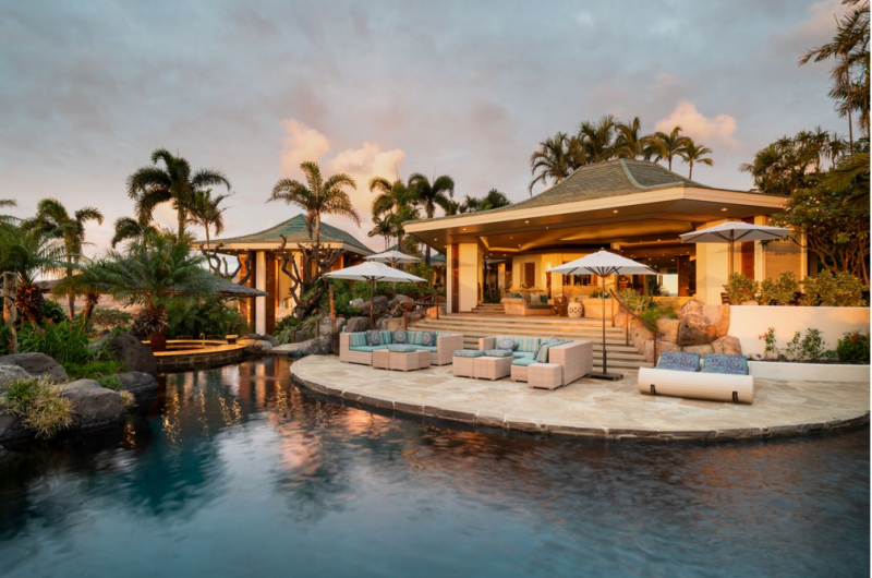 Вилла на курорте Мауна-Кеа на Гавайях Вилла на курорте Мауна-Кеа на Гавайях