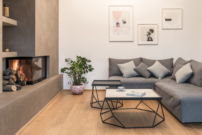 Интерьер апартаментов с элементами скандинавского стиля в Трикала, Греция