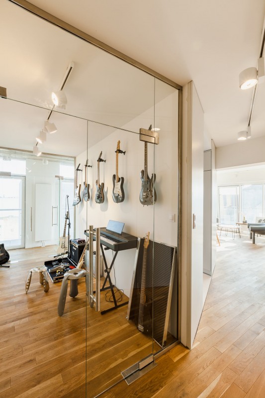 Интерьер пентхауса в Познани, Польша