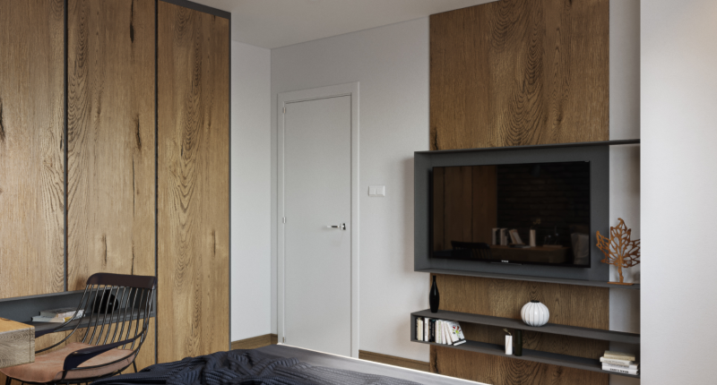 Интерьер в коричневых тонах