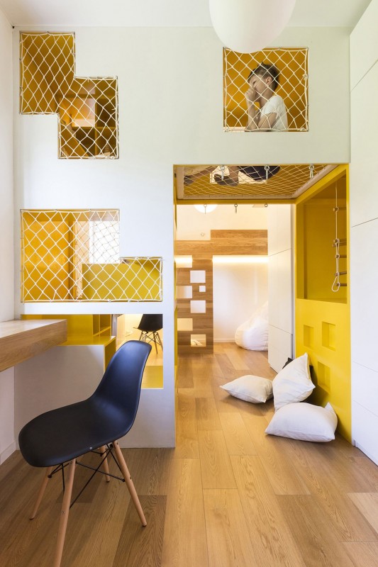 Многофункциональное пространство квартиры площадью 80 кв.м. Многофункциональное пространство квартиры площадью 80 кв.м.