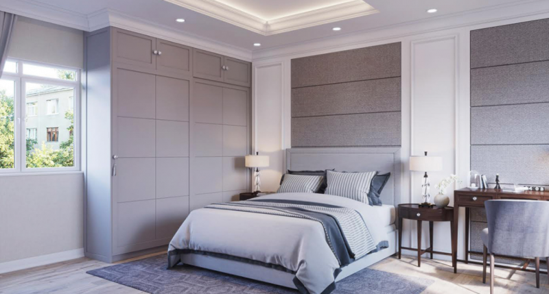 Проект апартаментов в неоклассическом стиле