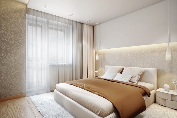 Уютная квартира с мягкими цитрусовыми акцентами