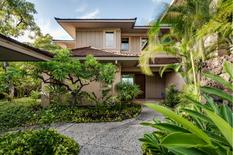 Вилла на склоне холма в Каилуа-Кона, Гавайи