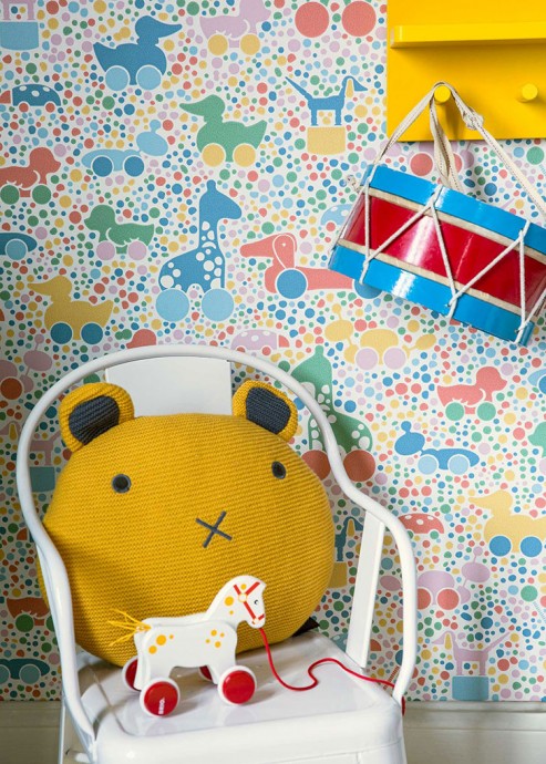 Детские комнаты от дизайнеров шведского бренда обоев Boras Tapeter