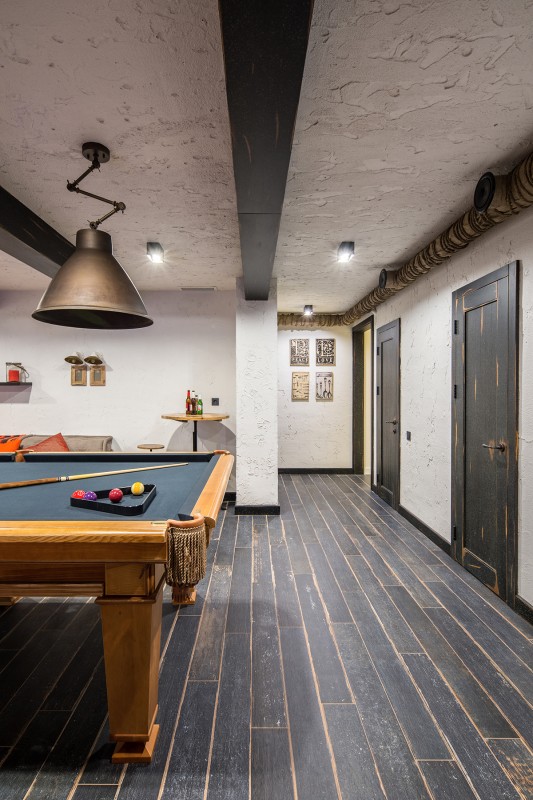 Необычные элементы декора и система освещения в загородном доме Необычные элементы декора и система освещения в загородном доме