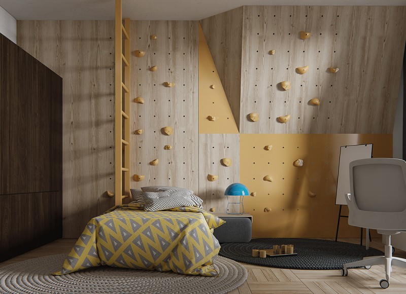 Приглушенные оттенки зеленого и богатые тона дерева в декоре современных апартаментов Приглушенные оттенки зеленого и богатые тона дерева в декоре современных апартаментов