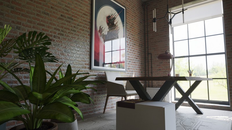 Проект эклектичного лофта