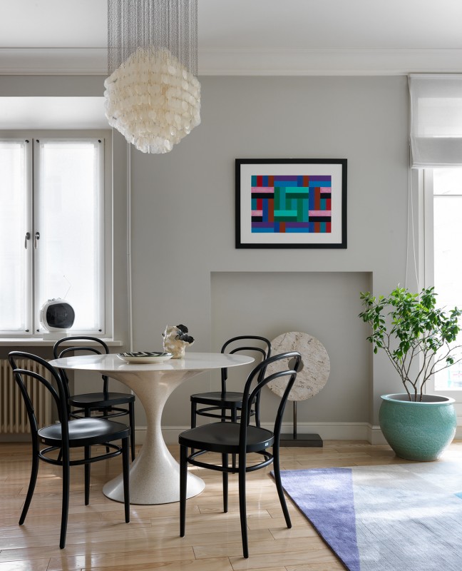 Светлые апартаменты в эклектическом стиле