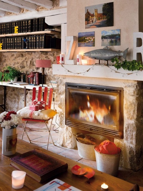 Загородный дом из камня и дерева в Сепульведе, Испания