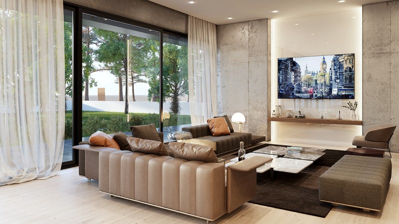 Загородный дом в стиле модерн Загородный дом в стиле модерн