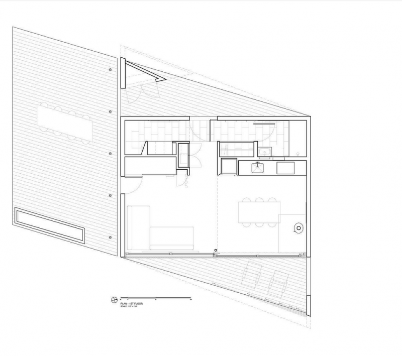 Оригинальная геометрия дома в Нью-Гемпшире Оригинальная геометрия дома в Нью-Гемпшире