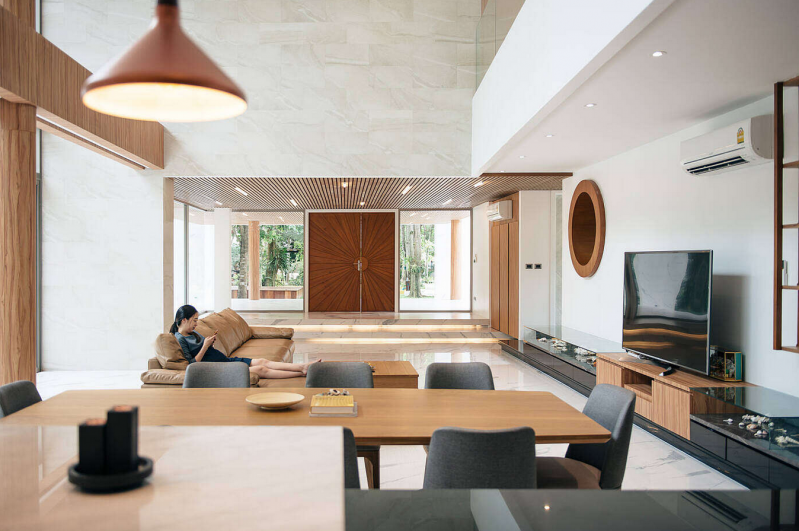 Современная двухэтажная вилла, расположенная в Накхонситхаммарате, Таиланд Современная двухэтажная вилла, расположенная в Накхонситхаммарате, Таиланд