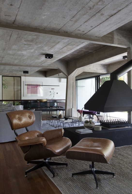 Интерьер с элементами индустриального стиля Интерьер с элементами индустриального стиля