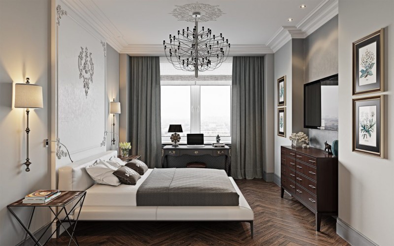 Квартира для большой семьи в классическом стиле Квартира для большой семьи в классическом стиле