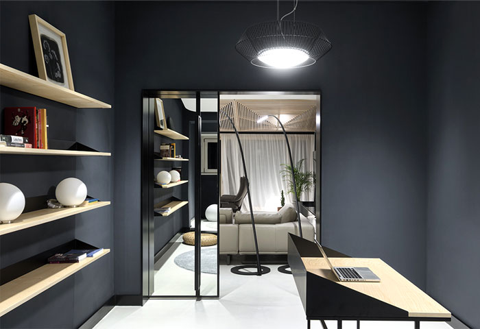 Открытая планировка просторной квартиры в Белграде